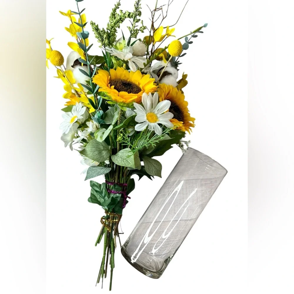 Sunflower Daisy Eucalyptus‎ Floral Arrangement Baby Wedding Birthday Reunion FL5